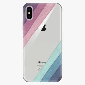 Plastový kryt iSaprio - Glitter Stripes 01 - iPhone X