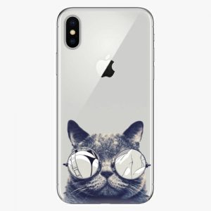 Plastový kryt iSaprio - Crazy Cat 01 - iPhone X