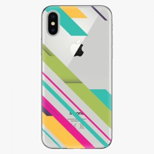 Plastový kryt iSaprio - Color Stripes 03 - iPhone X