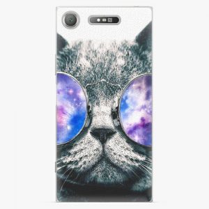 Plastový kryt iSaprio - Galaxy Cat - Sony Xperia XZ1