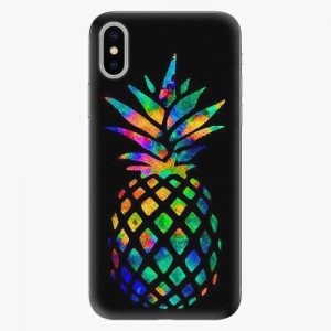 Plastový kryt iSaprio - Rainbow Pineapple - iPhone X