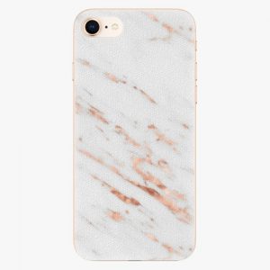 Plastový kryt iSaprio - Rose Gold Marble - iPhone 8