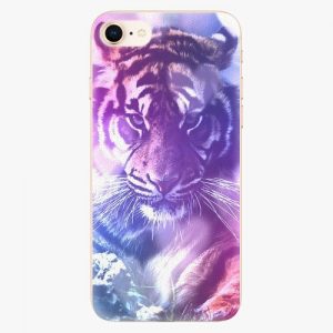 Plastový kryt iSaprio - Purple Tiger - iPhone 8