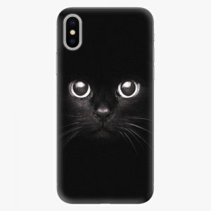 Plastový kryt iSaprio - Black Cat - iPhone X