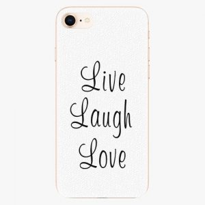Plastový kryt iSaprio - Live Laugh Love - iPhone 8