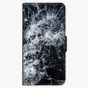 Flipové pouzdro iSaprio - Cracked - iPhone 7 Plus
