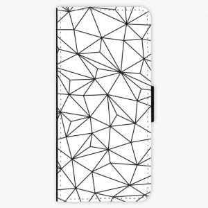 Flipové pouzdro iSaprio - Abstract Triangles 03 - black - Samsung Galaxy Note 8