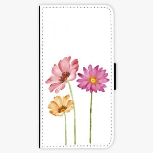 Flipové pouzdro iSaprio - Three Flowers - iPhone 7 Plus