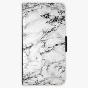 Flipové pouzdro iSaprio - White Marble 01 - Huawei Ascend P8
