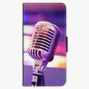 Flipové pouzdro iSaprio - Vintage Microphone - iPhone 7 Plus