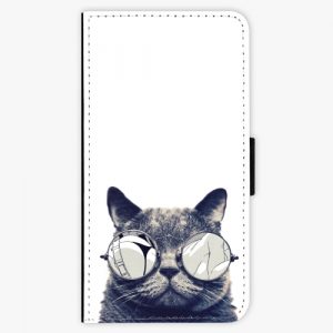 Flipové pouzdro iSaprio - Crazy Cat 01 - Samsung Galaxy A5