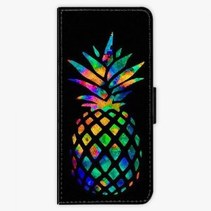 Flipové pouzdro iSaprio - Rainbow Pineapple - Samsung Galaxy Note 8