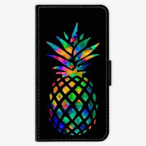 Flipové pouzdro iSaprio - Rainbow Pineapple - Huawei P10 Plus