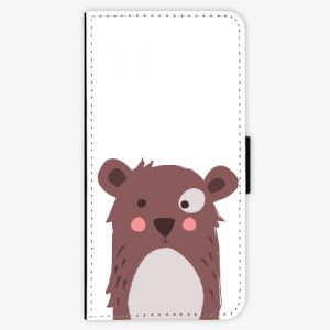 Flipové pouzdro iSaprio - Brown Bear - iPhone 7 Plus