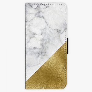 Flipové pouzdro iSaprio - Gold and WH Marble - Samsung Galaxy Note 8