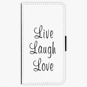 Flipové pouzdro iSaprio - Live Laugh Love - Huawei P10 Plus