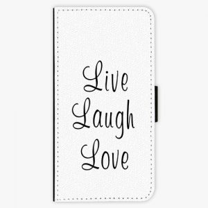 Flipové pouzdro iSaprio - Live Laugh Love - Nokia 6