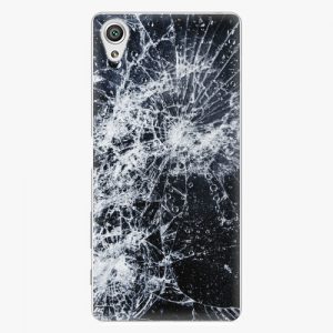 Plastový kryt iSaprio - Cracked - Sony Xperia X