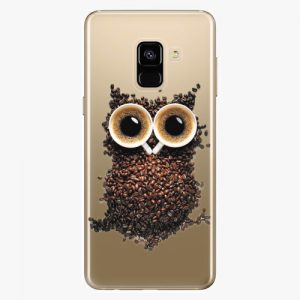 Plastový kryt iSaprio - Owl And Coffee - Samsung Galaxy A8 2018