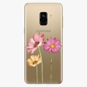 Plastový kryt iSaprio - Three Flowers - Samsung Galaxy A8 2018