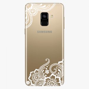 Plastový kryt iSaprio - White Lace 02 - Samsung Galaxy A8 2018