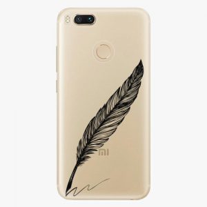 Plastový kryt iSaprio - Writing By Feather - black - Xiaomi Mi A1