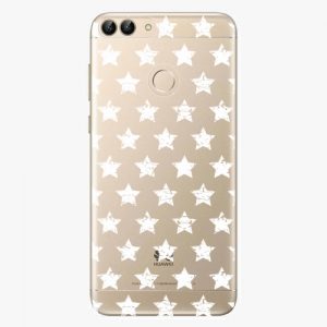 Plastový kryt iSaprio - Stars Pattern - white - Huawei P Smart