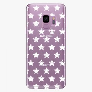 Plastový kryt iSaprio - Stars Pattern - white - Samsung Galaxy S9