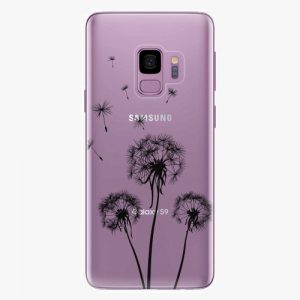 Plastový kryt iSaprio - Three Dandelions - black - Samsung Galaxy S9