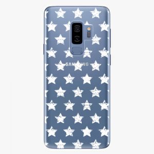 Plastový kryt iSaprio - Stars Pattern - white - Samsung Galaxy S9 Plus