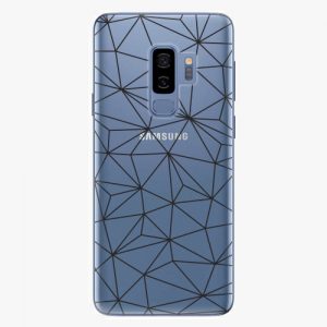 Plastový kryt iSaprio - Abstract Triangles 03 - black - Samsung Galaxy S9 Plus