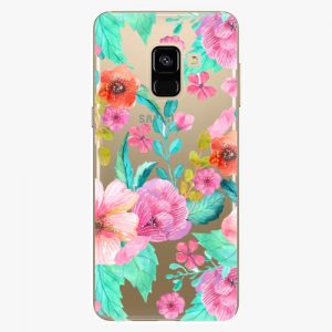 Plastový kryt iSaprio - Flower Pattern 01 - Samsung Galaxy A8 2018