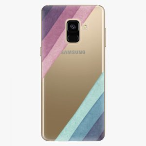 Plastový kryt iSaprio - Glitter Stripes 01 - Samsung Galaxy A8 2018