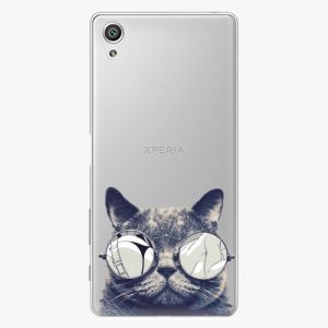 Plastový kryt iSaprio - Crazy Cat 01 - Sony Xperia X