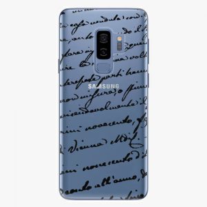 Plastový kryt iSaprio - Handwriting 01 - black - Samsung Galaxy S9 Plus