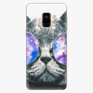 Plastový kryt iSaprio - Galaxy Cat - Samsung Galaxy A8 2018