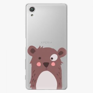 Plastový kryt iSaprio - Brown Bear - Sony Xperia X
