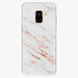 Plastový kryt iSaprio - Rose Gold Marble - Samsung Galaxy A8 2018