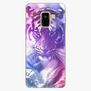 Plastový kryt iSaprio - Purple Tiger - Samsung Galaxy A8 2018