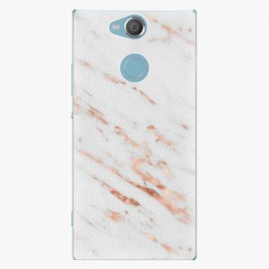 Plastový kryt iSaprio - Rose Gold Marble - Sony Xperia XA2