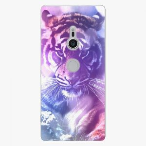 Plastový kryt iSaprio - Purple Tiger - Sony Xperia XZ2