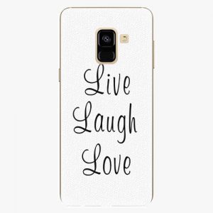 Plastový kryt iSaprio - Live Laugh Love - Samsung Galaxy A8 2018