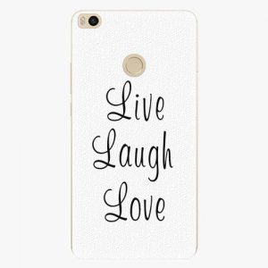 Plastový kryt iSaprio - Live Laugh Love - Xiaomi Mi Max 2
