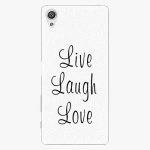 Plastový kryt iSaprio - Live Laugh Love - Sony Xperia X