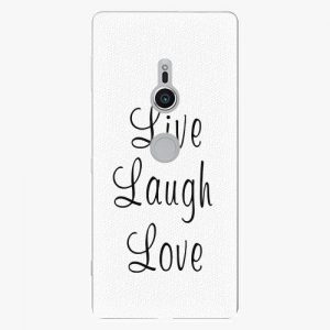 Plastový kryt iSaprio - Live Laugh Love - Sony Xperia XZ2