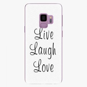 Plastový kryt iSaprio - Live Laugh Love - Samsung Galaxy S9