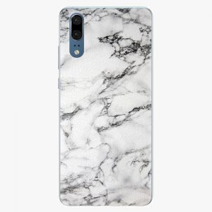 Plastový kryt iSaprio - White Marble 01 - Huawei P20