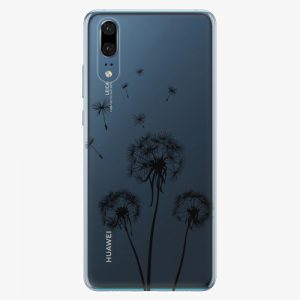 Plastový kryt iSaprio - Three Dandelions - black - Huawei P20