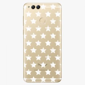 Plastový kryt iSaprio - Stars Pattern - white - Huawei Honor 7X