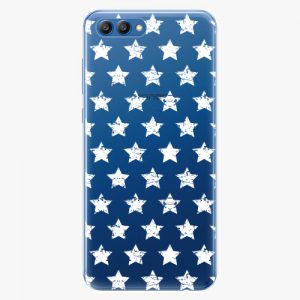 Plastový kryt iSaprio - Stars Pattern - white - Huawei Honor View 10